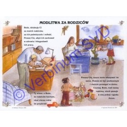 MODLITWA ZA RODZICÓW - POCZTÓWKA