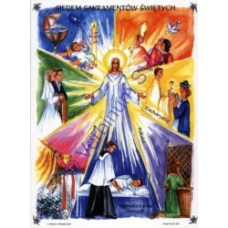 SIEDEM SAKRAMENTÓW ŚWIĘTYCH - POCZTÓWKA