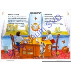 MODLITWY PRZED I PO NAUCE - PLAKAT