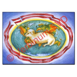 KARTKA WIELKANOCNA 05 z kopretą