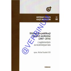 Bibliografia publikacji polskich werbistów (2007-2016)