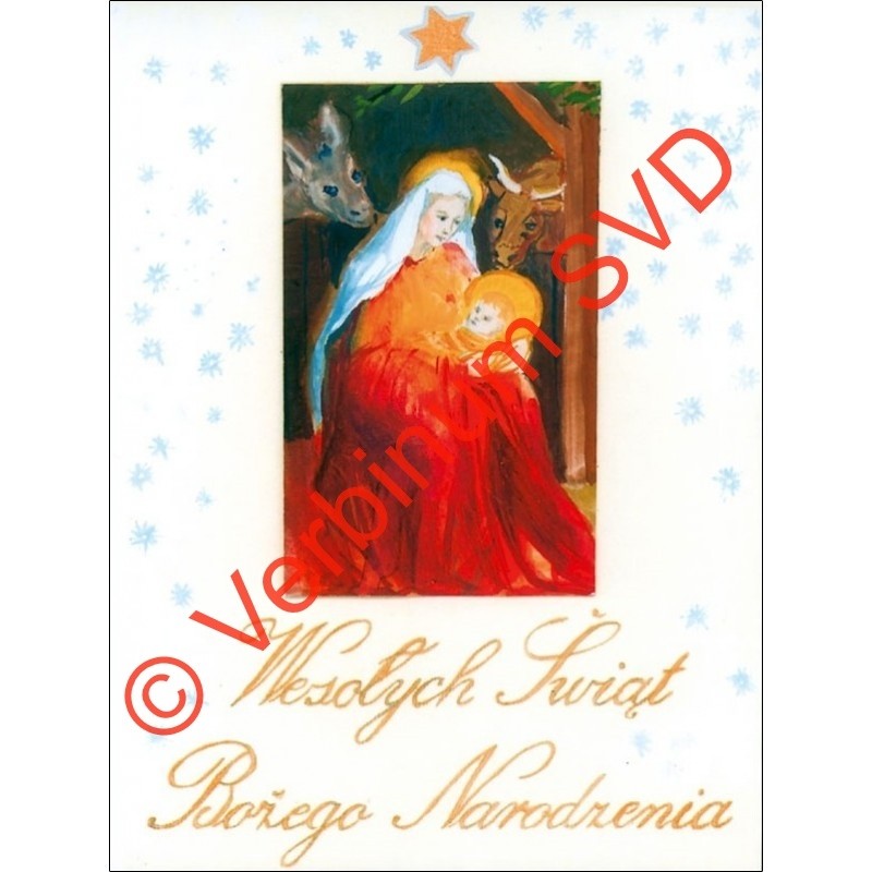 KARTKA BOŻE NARODZENIE 14 z kopertą